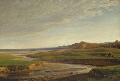 Flussaufwärts nach Westen, ca. 1860 von Valentin Ruths